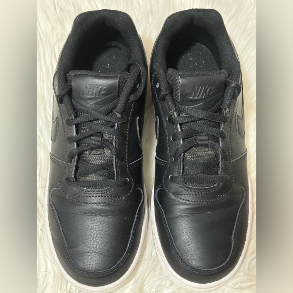 Womens Nike Ebernon Low black white sneakers - Picture 2 of 10